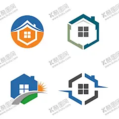 房屋图标 【酷图网】房屋图标,建筑图标,家装图标,房屋,房地产,logo标志,标志徽标,logo设计,绿色logo,名片logo,公司logo,几何图标,企业logo,logo素材,创意logo标识