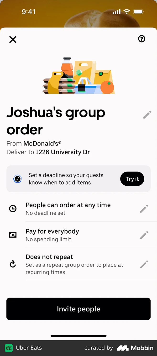 Uber Eats Creating a...