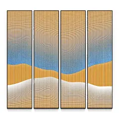 铁艺雕刻装置画砂岩肌理浮雕画创意墙壁挂饰画酒店墙画样板房实物画玄关挂画 13510164191