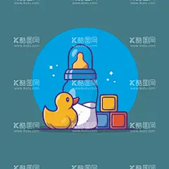 婴儿用品矢量卡通儿童插画图片  - 源文件下载【酷图网】婴儿用品,卡通,有趣,可爱,免抠素材,矢量,简笔画,儿童画,儿童插画,插画,蜡笔画,logo,图标