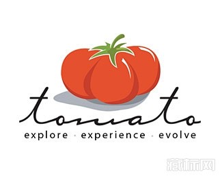 tomato西红柿logo设计欣赏