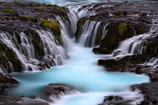 冰島瀑布。 #美景# #景点#