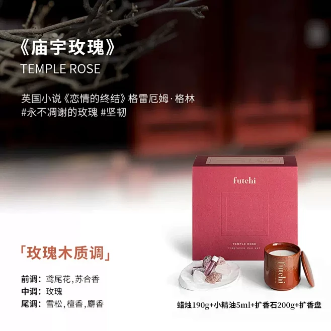 Futchi科幻荔枝二重奏礼盒香薰蜡烛精...