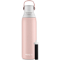 Enjoy great tasting water anywhere with the Brita® 20 Ounce Stainless Steel Premium Filtering Water Bottle. The durable, double wall insulated bottle stays cold for a full 24 hours. It includes 1 replaceable filter, which reduces Chlorine (taste & odo