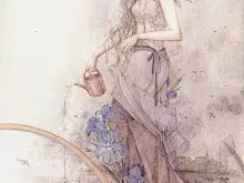 青木由莉子（枯葉庭園）插画