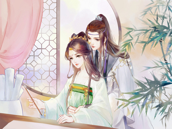 古风情侣作者仲青