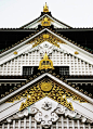 The detail of Japanese castle