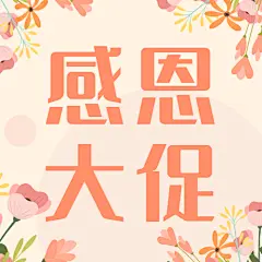 感恩节鲜花促销三重回馈清新公众号次图