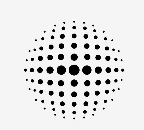 黑色的小圆点 平面电商 创意素材 png素材