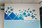 Consultancy Thomas.Matthews has decorated the walls of Sheffield Children’s Hospital with designs inspired by Chinese tangrams. Tangrams are puzzles consisting of seven irregular-sized shapes, used to make up a square. The constructed shapes form animals,