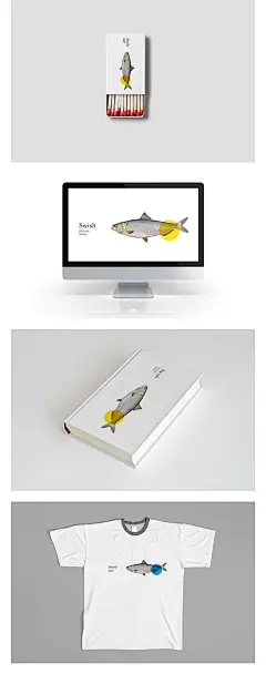 高端名片视觉海鲜鱼餐厅品牌VI觉识别系统展示样机PSD分层素材-淘宝网