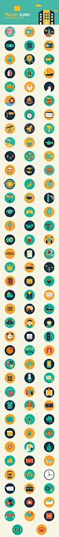 Meroo Icons - 110 Free Flat Icons