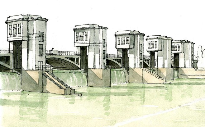 国外大师建筑手绘 素描 速写 绘画 (4...