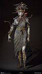 Mythical Creature - Medusa, Sabin Lalancette : I did the polish for all the texturing of the head and body fot the Medusa.<br/>Concept by Oxan Studio.<br/>All the incredible metal, leather and cloth shaders in the game we're developped by Math