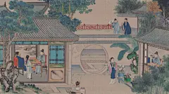红楼梦场景精美工笔画 【酷图网】红楼梦工笔画,侍女工笔画,中式装饰画,精美工笔画,四大名著,工笔画,装饰画,中式建筑物,庭院风景,古代人物画像,生活场景,庭院,植物树木,建筑工笔画,人物男女,室内场景
