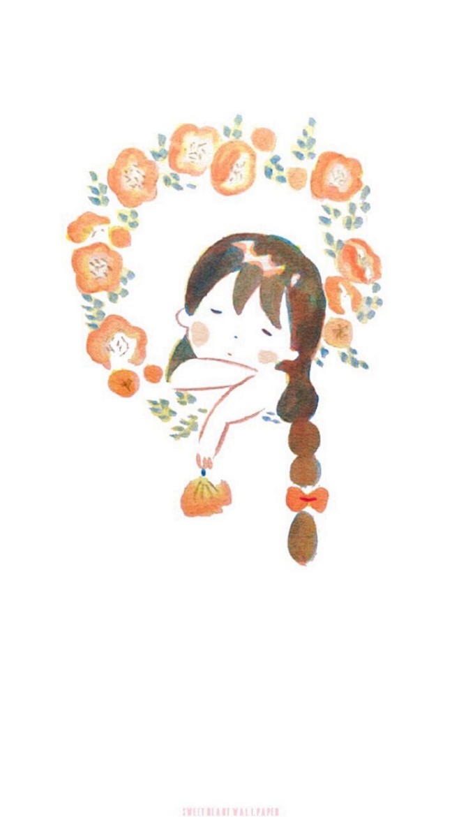少女 麻花辫