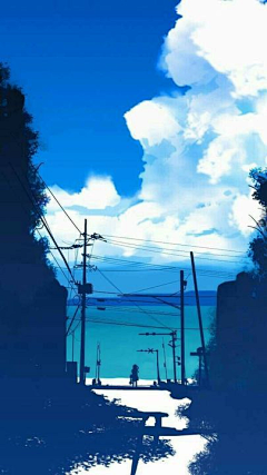 LJH采集到插画-场景类