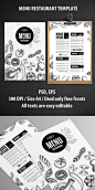 Food Restaurant Menu Template PSD, Vector EPS. Download here: http://graphicriver.net/item/food-restaurant-template/14833384?ref=ksioks: 