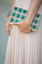 emerald clutch: 