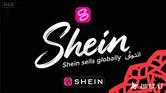jimeng-2025-08-19-1466-跨境电商logo。SHEIN ,用白色手绘草书生成字体，小标题：Shein se