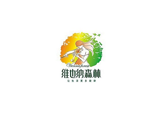 女人维也纳森林 标志设计欣赏 logo设...