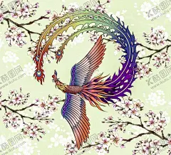 国潮凤凰插画 【酷图网】国潮凤凰插画,凤凰,手绘,插画,国潮海报,国潮广告,祥云,火凤凰,中国风,中国,国潮,烫金插画,国风,国潮插画,中国风素材,中国风设计