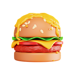同一喜采集到免扣PNG | 3D食物