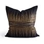 Bliss Studio Vionnet Black Throw Pillow @Zinc_Door