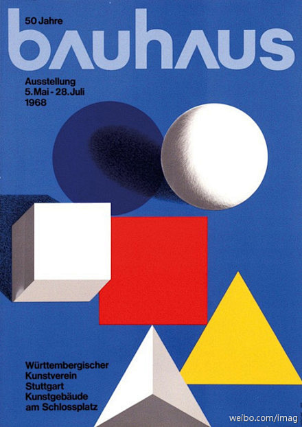1968年的包豪斯杂志封面设计。#老杂志...