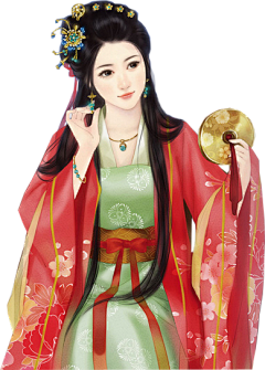 六月幽雪采集到手绘古装美女