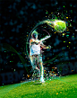 IBM : Key visuals for the IBM Grand Slam campaign.