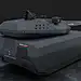PL-01, Rafa G.M. : Poland's stealth tank concept. Based on Swedish CV90 120T tank hull.