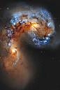 NGC 4038 Colliding Galaxies