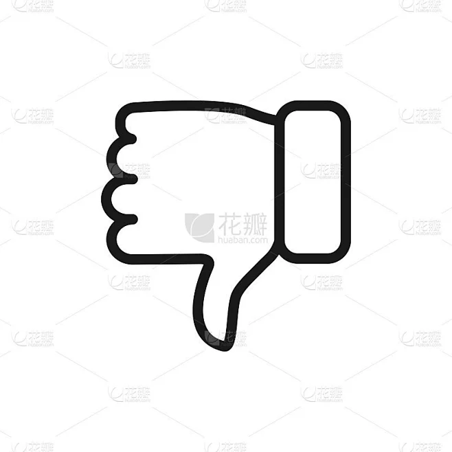 贬低图标。素材-花瓣网