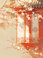一大波古风素材背景 - 小红书