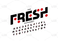 新鲜的字母
