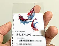 3D Artwork for Business Cards / 使用三维幻觉艺术的名片设计