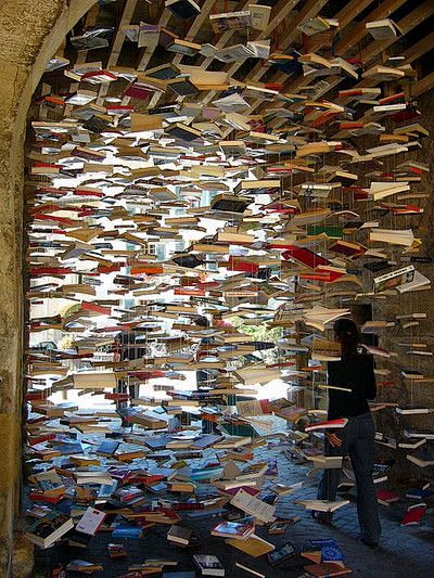 ~Curtain of books, a...