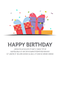 扁平化卡通可爱婴儿儿童生日气球庆祝卡片 PSD+EPS矢量设计素材-淘宝网