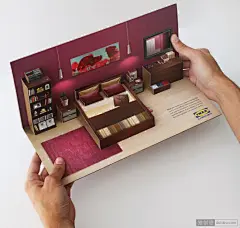 令人惊奇的宜家(IKEA)立体DM广告设计