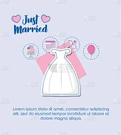 婚礼,连衣裙,贺卡,婚姻,可爱的,华丽的,传统,事件,庆祝,问候