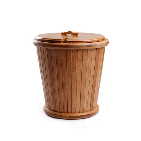 伍家坊竹水桶竹桶承水桶泡茶水桶茶道茶渣桶排水桶零配原创设计新款