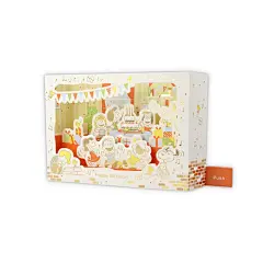 日本新品可爱Snoopy史努比和朋友生日精致钢琴蛋糕立体音乐贺卡-淘宝网
