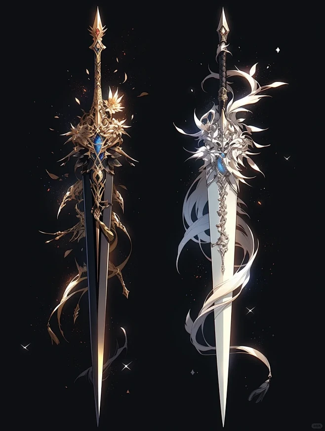 玄幻武器——阴阳双剑。