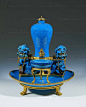 1780 Chinese porcelain perfume fountain.