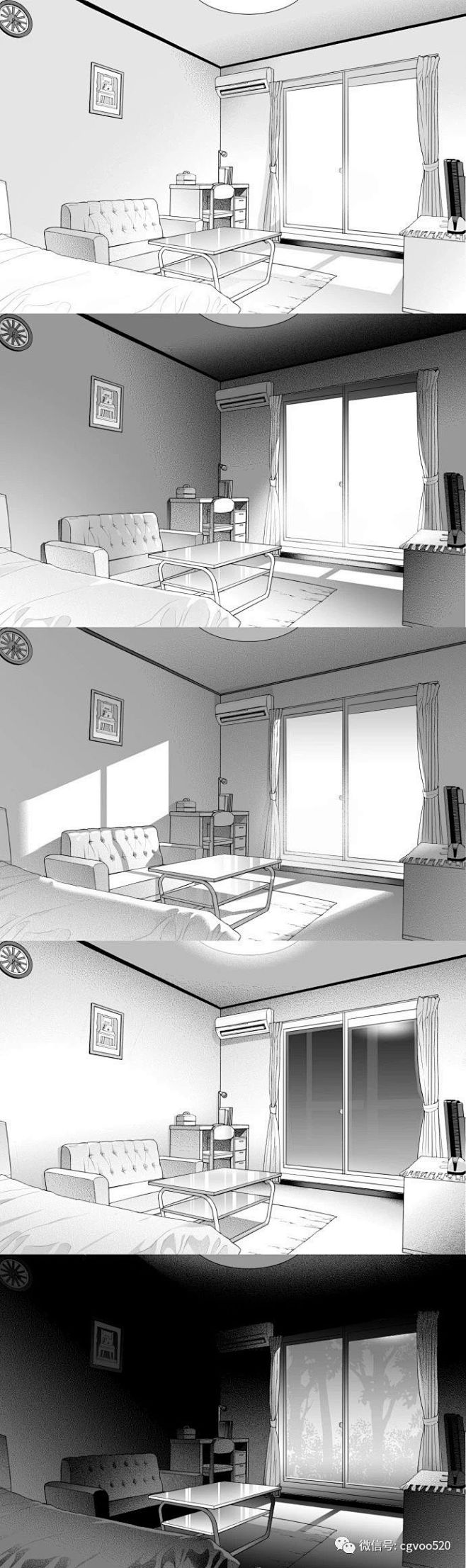 插画教程 | 篠房六郎老师的室内光影教程 : 关于手绘、插画、原画、手绘板绘画、美术设计等相关数字艺术（CG）的分享学习平台。国内优质CG行业 ...