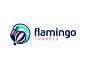 Flamingo旅行社logo 旅行社logo 旅游 热气球 天空 云朵 火烈鸟 商标设计  图标 图形 标志 logo 国外 外国 国内 品牌 设计 创意 欣赏