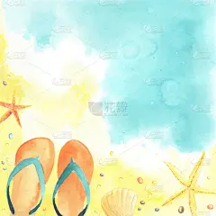 卡与海滨和海星