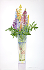Gary Bukovnik: Forever Spring - Jody Klotz Fine Art : Exhibition - Jody Klotz Fine Art is pleased to host the renowned San Francisco watercolor artist Gary Bukovnik, and his new collection of floral watercolors, created specifically for our exhibition &am