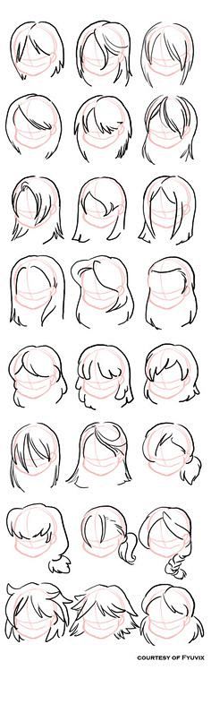 How to draw Hairstyl...